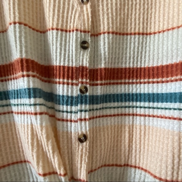 Urban Outfitters JoJo Waffle Knit Thermal  Top - Picture 4 of 6